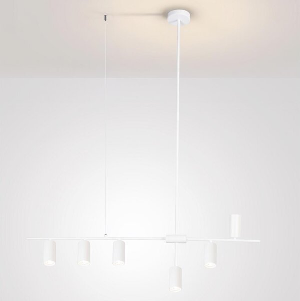 Brilagi - Lustră pe cablu CRANE 6xGU10/30W/230V albă