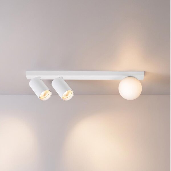 Brilagi - Lampă spot SELE BALL 2xGU10/30W/230V + 1xG9/10W, albă