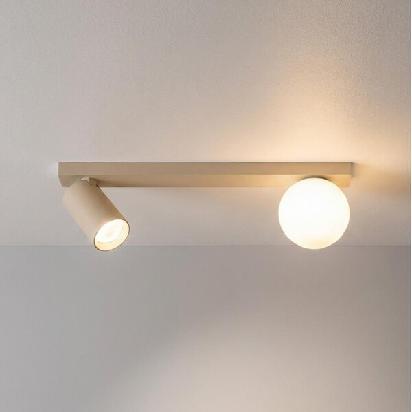 Brilagi - Spot orientabil SELE BALL 1xGU10/30W/230V + 1xG9/10W bej