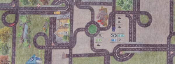 Covor MINOR CHENILLE, 75x150 cm, forma dreptunghiulara, poliester, mul