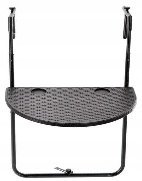 Masă pliabilă pentru balcon suspendată 60 x 64 x 83,5 cm