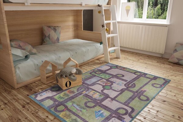 Covor MINOR CHENILLE, 75x150 cm, forma dreptunghiulara, poliester, mul