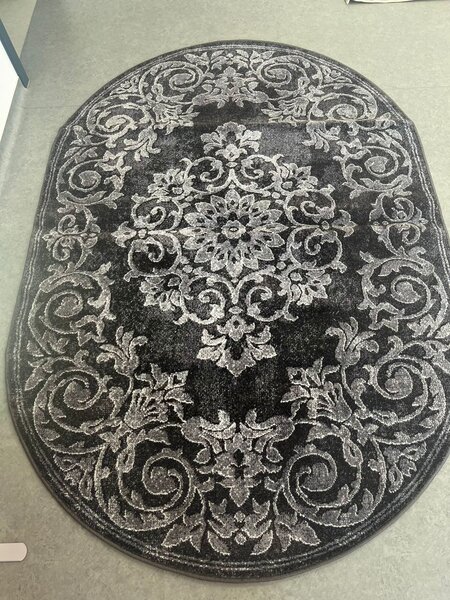 Covor Living, Model Mira 24016 196, Oval, Gri 60x110