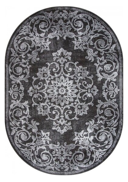 Covor Living, Model Mira 24016 196, Oval, Gri 60x110