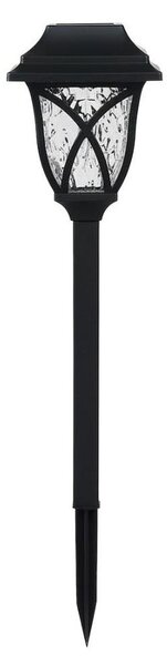 Lampă solară LED LAWN LED/1,2V 100 mAh 3000K 44 cm IP44 negru