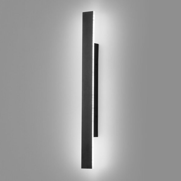 Aplica LED de exterior WOW LED/11W/230V 3000/4000/6000K 60 cm IP54 negru