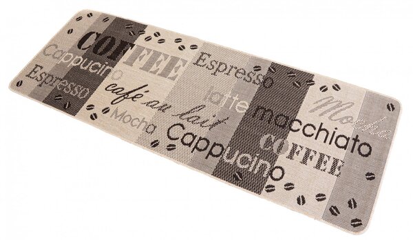 Covor Bucatarie, Flex 19052 19, Maro Bej, Antiderapant Dreptunghi, 133x195
