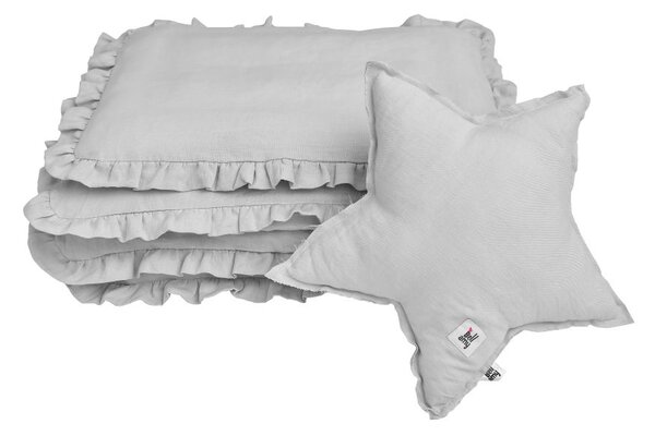 Perna decorativa din in STAR STONE GRAY
