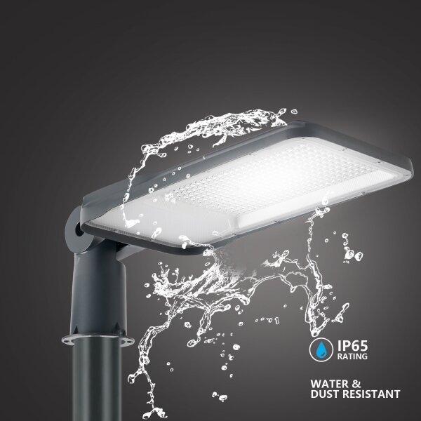 Brilagi-LED URBANLIGHT – Lampă de exterior pe stâlp cu cablu de 5 m, LED 200W/230V, antracit, IP65