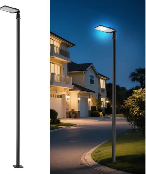 Brilagi-LED Lampă de exterior URBANLIGHT cu stâlp, 4 m, LED/100W/230V, negru, IP65