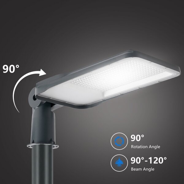 Brilagi-LED URBANLIGHT – Lampă de exterior pe stâlp cu cablu de 5 m, LED 200W/230V, antracit, IP65