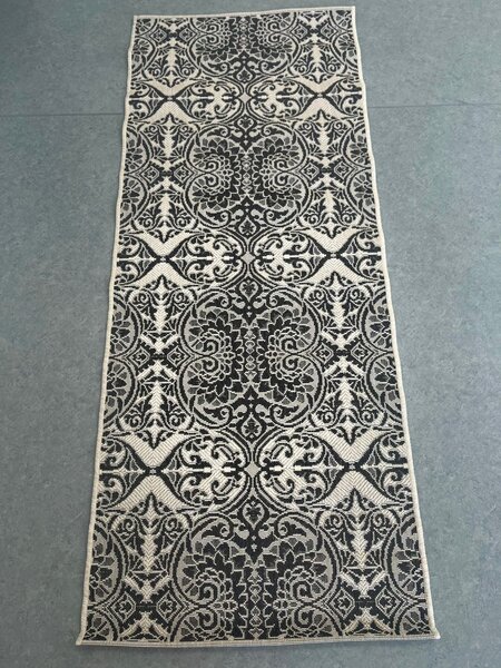Covor Bucatarie, Model 1916 19, Dreptunghiular,Bej Maro 80x150