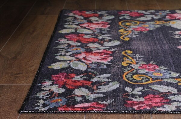 Covor SOUL CHENILLE, 75x150 cm, forma dreptunghiulara, poliester, mult