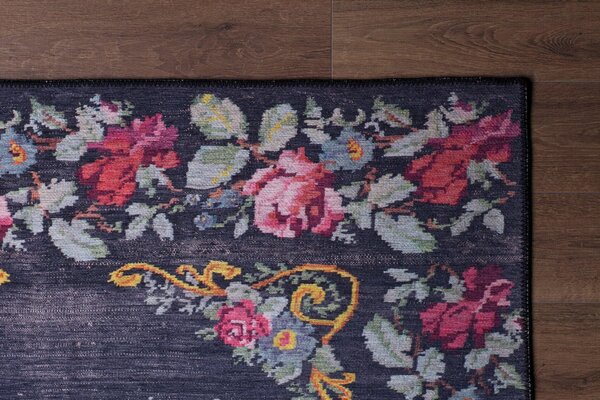 Covor SOUL CHENILLE, 75x150 cm, forma dreptunghiulara, poliester, mult