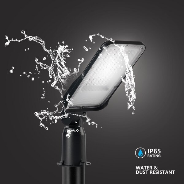 Brilagi - Lampă LED de exterior cu stâlp și cablu 3 m URBANLIGHT LED/50W/230V negru IP65