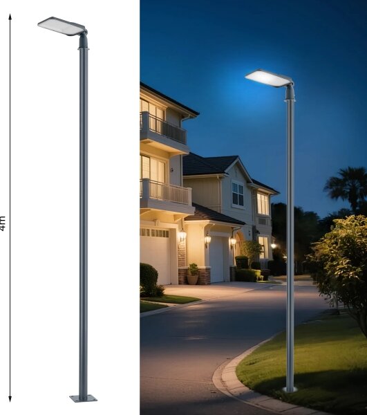 Brilagi-LED Lampă de exterior URBANLIGHT cu stâlp și cablu de 4 m LED/100W/230V antracit IP65