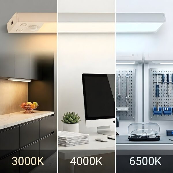 SET 2x lumini LED reîncărcabile pentru mobilier cu senzor VIRO LED/1,2W/800 mAh 30cm CCT alb