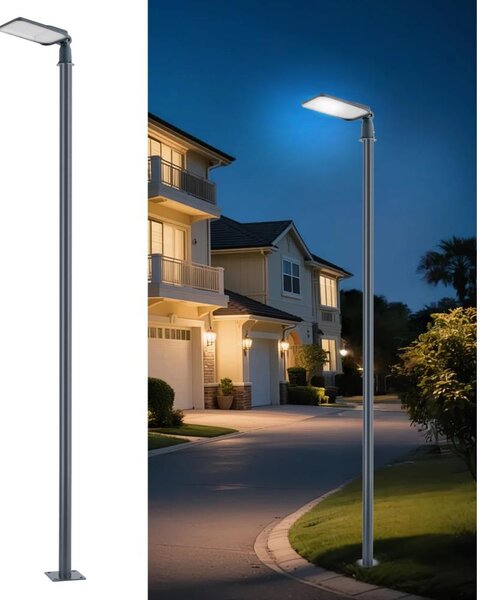 Brilagi-LED Lampă de exterior URBANLIGHT cu stâlp și cablu de 4 m LED/100W/230V antracit IP65