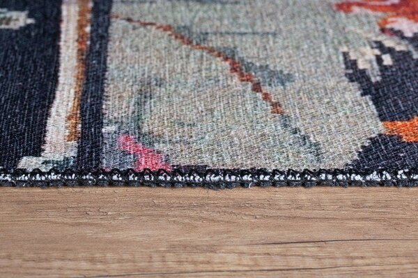 Covor JAZZ CHENILLE, 75x150 cm, forma dreptunghiulara, poliester, mult