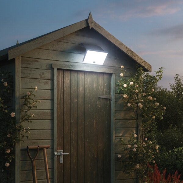 Proiector LED cu senzor și panou solar FUJI LED/8W/3,7V 2000 mAh IP44