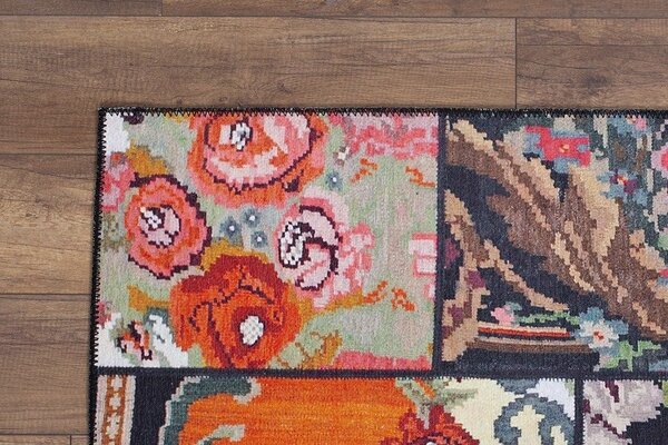 Covor JAZZ CHENILLE, 75x150 cm, forma dreptunghiulara, poliester, mult