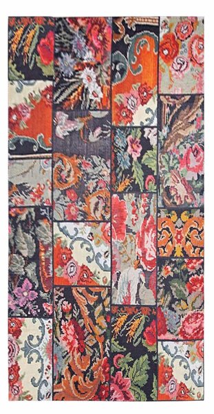 Covor JAZZ CHENILLE, 75x150 cm, forma dreptunghiulara, poliester, mult