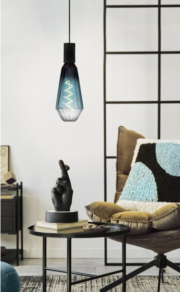 Bec LED dimabil VINTAGE E27/4W/230V 2000K albastru - Eglo 110235