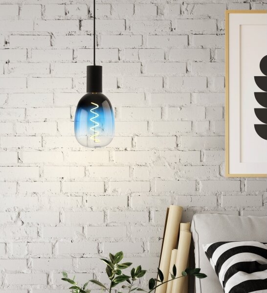 Bec LED reglabil VINTAGE T120 E27/4W/230V 2000K albastru - Eglo 110224