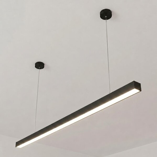 Brilagi - Lampă suspendată LED FULLDAY, 10/15/20W, 230V, 2700/4000/6000K, 60 cm, neagră