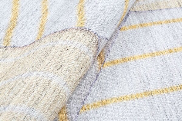 Covor FUNK CHENILLE, 75x150 cm, forma dreptunghiulara, poliester, galb