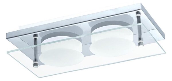 Eglo 75327 - Plafonieră LED ABIOLA 2xLED/6W/230V crom lucios