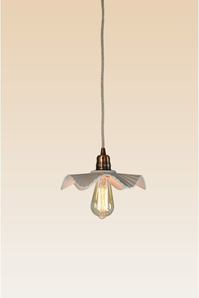 Bohemia-Design - Lustră din porțelan suspendată pe cablu 1xE27/60W/230V
