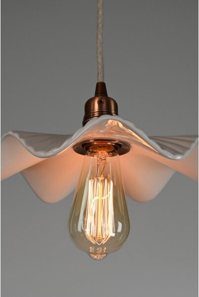 Bohemia-Design - Lustră din porțelan suspendată pe cablu 1xE27/60W/230V