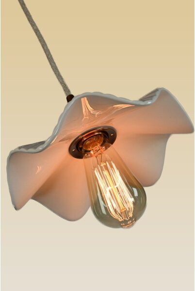 Bohemia-Design - Lustră din porțelan suspendată pe cablu 1xE27/60W/230V