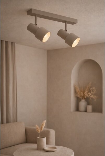 Argon 7294 - Lampă spot DOR 2xE27/15W/230V bej