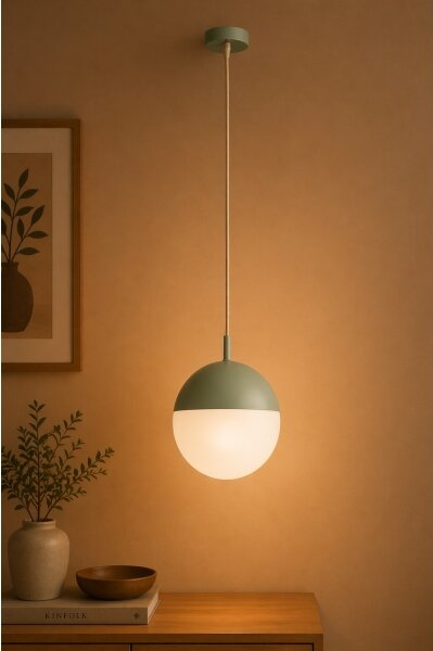 Argon 8999 - Lampă suspendată de exterior pe cablu LIV, 1xE27/15W/230V, IP44, verde