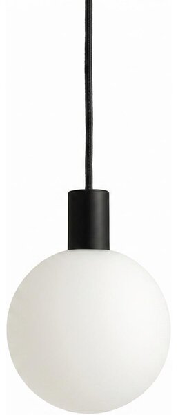 Argon 9005 - Lampă suspendată de exterior pe cablu ORE, 1xG9/6W/230V, neagră