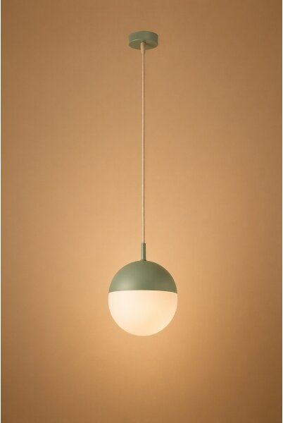 Argon 8999 - Lampă suspendată de exterior pe cablu LIV, 1xE27/15W/230V, IP44, verde