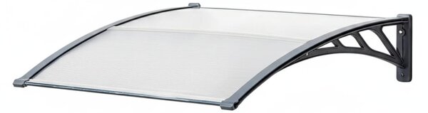 Copertina usa intrare, 150x90 cm, negru, policarbonat