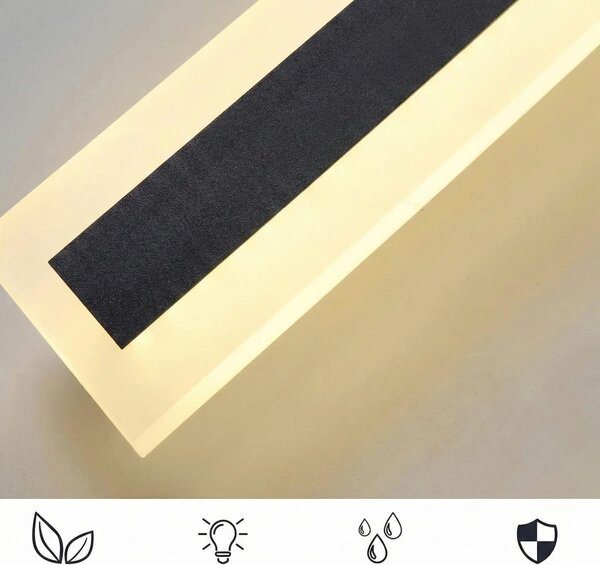 Aplica LED de exterior IP65 120cm, 220V, pentru iluminat curte si fatada
