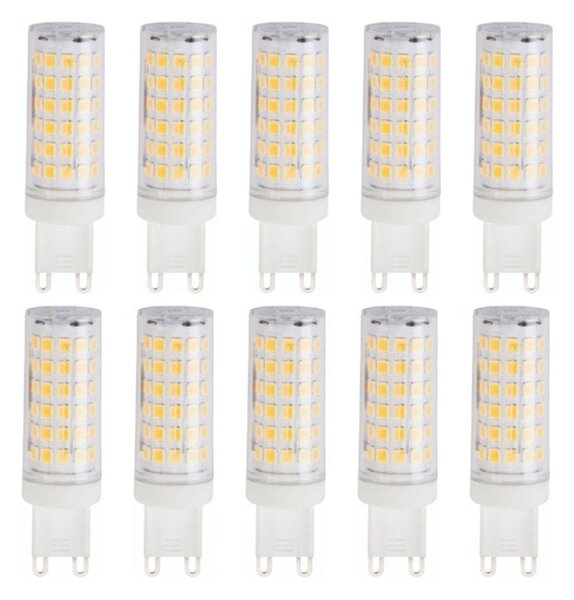 Bec LED G9, 9W, Corp Ceramic, echivalent 60W, ALB natural