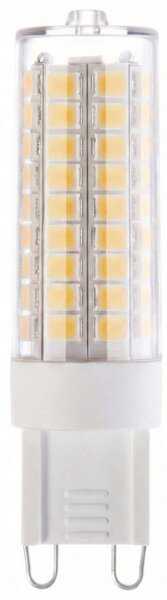 Bec LED G9, 9W, Corp Ceramic, echivalent 60W, ALB natural