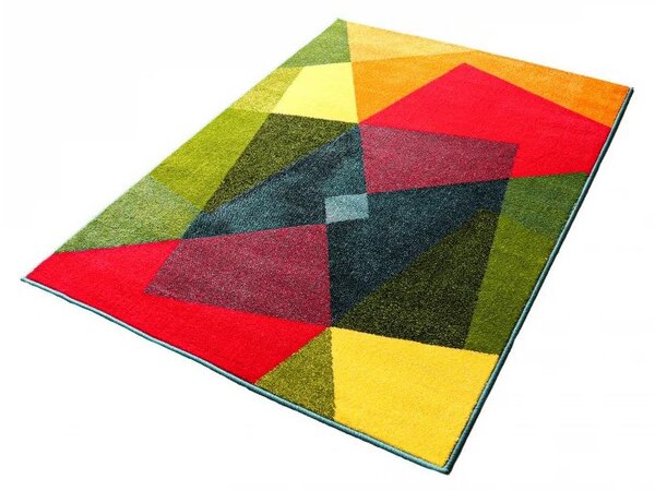 Covor Multicolor cu Romburi Modern 11486 Selectează mărime: 120 X 170
