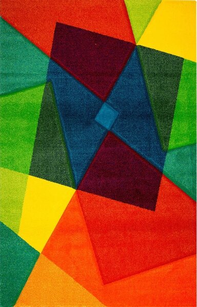 Covor Multicolor cu Romburi Modern 11486 Selectează mărime: 120 X 170