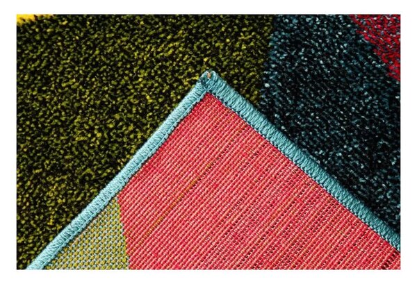 Covor Multicolor cu Romburi Modern 11486 Selectează mărime: 120 X 170