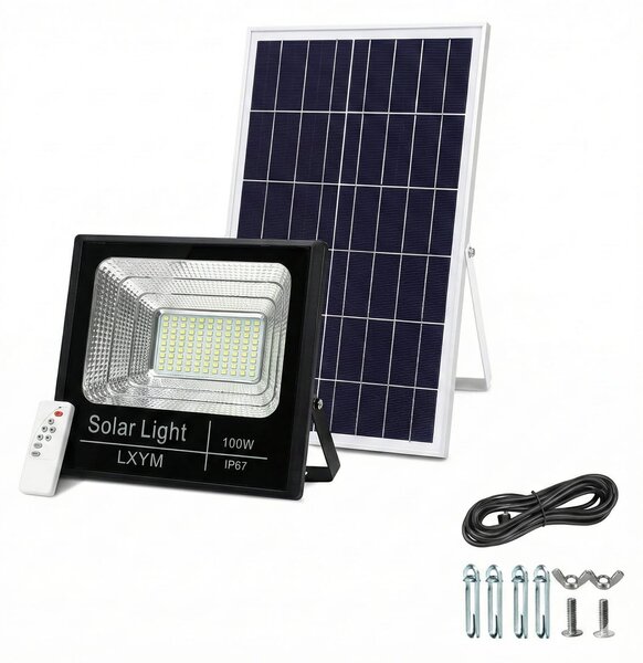 Lampi Solare Fotovoltaice 100W Pack Premium