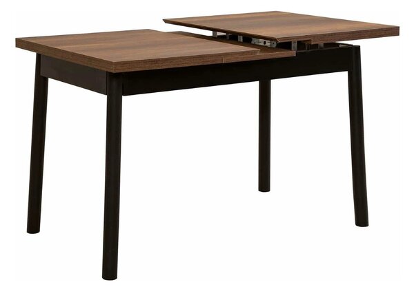 Masa extensibila OLIVER OPEN, maro/negru, PAL melaminat, 120/153x75x77