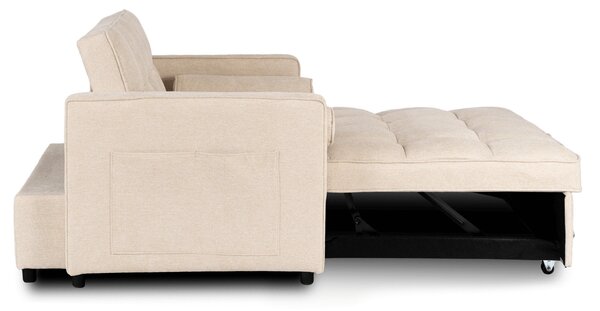 Fotoliu extensibil Corviva (bej). Promo -18%. 1156865