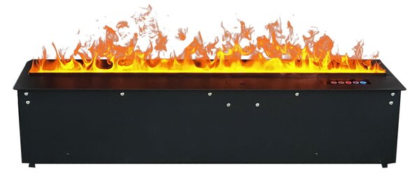 Focar semineu electric 3D cu vapori de apa incorporabil, Led, cu sunet, 8 culori, Wi-Fi cu APP internet, ElectricSun MISTique mediu 100cm