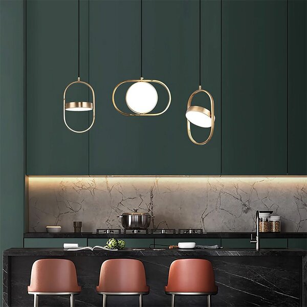 Lampa LED APP1555-CP Gold